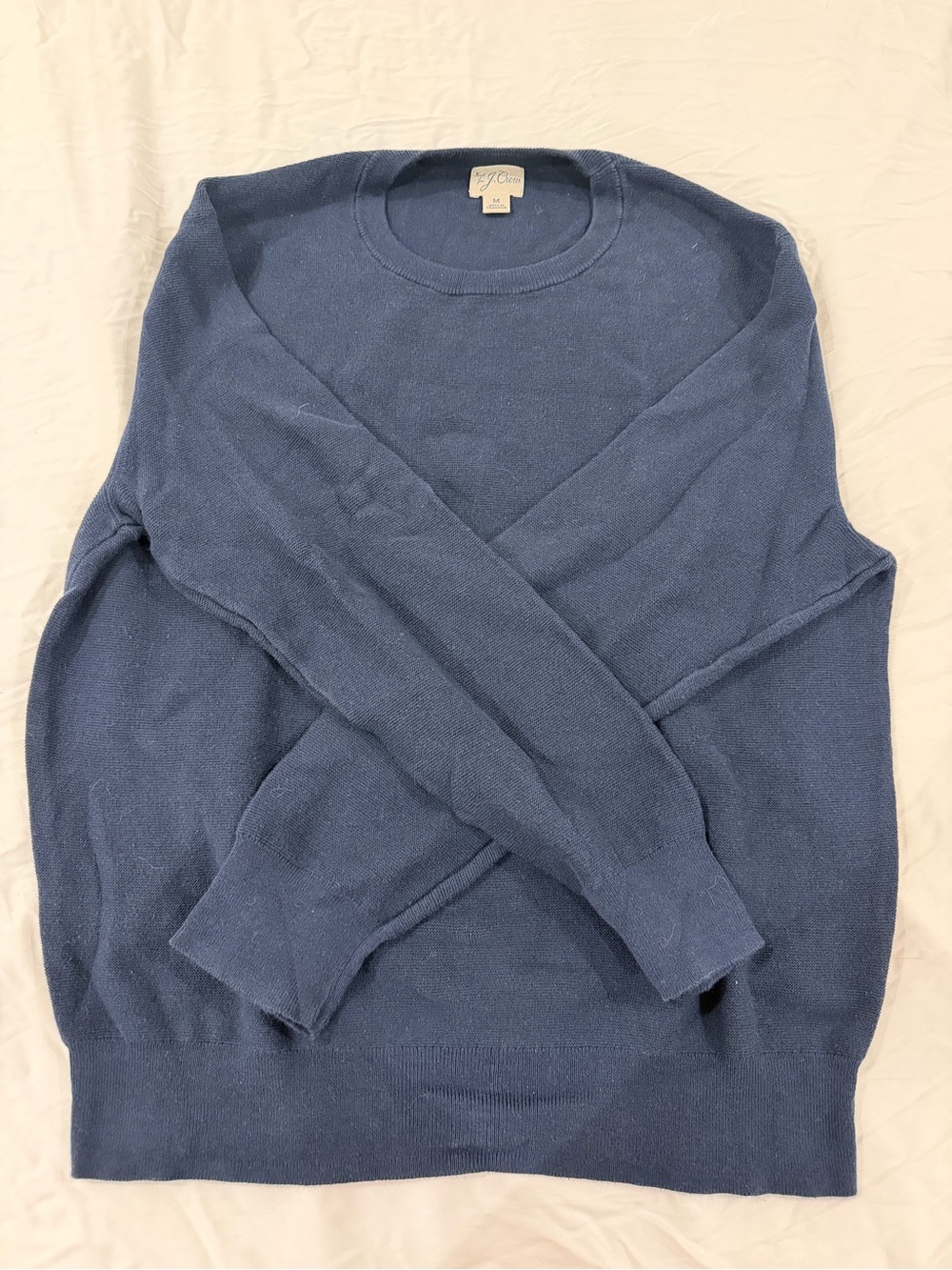 J. Crew Men's Crewneck Sweater in Navy